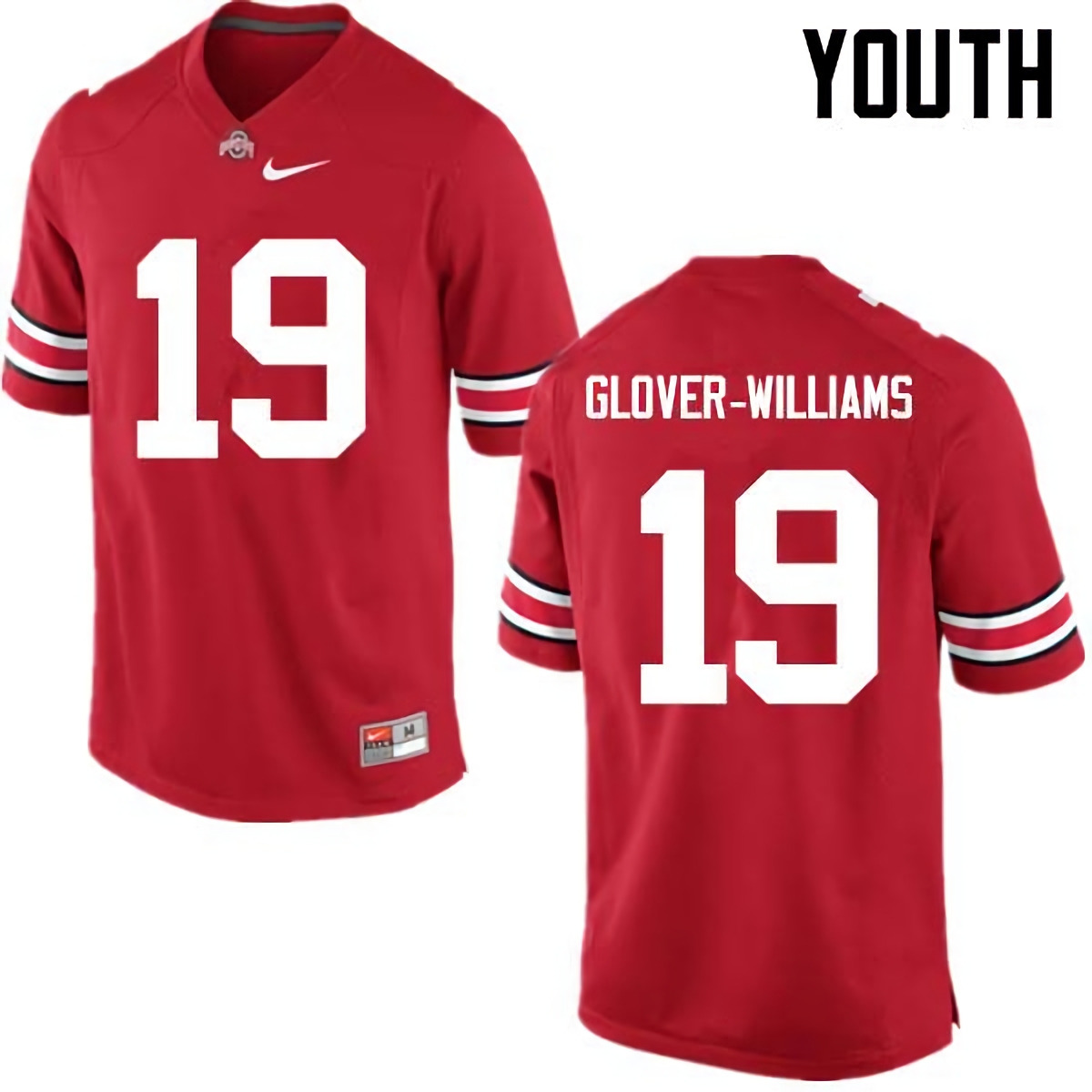 Eric Glover-Williams Ohio State Buckeyes Youth NCAA #19 Nike Red College Stitched Football Jersey PPQ7156UU